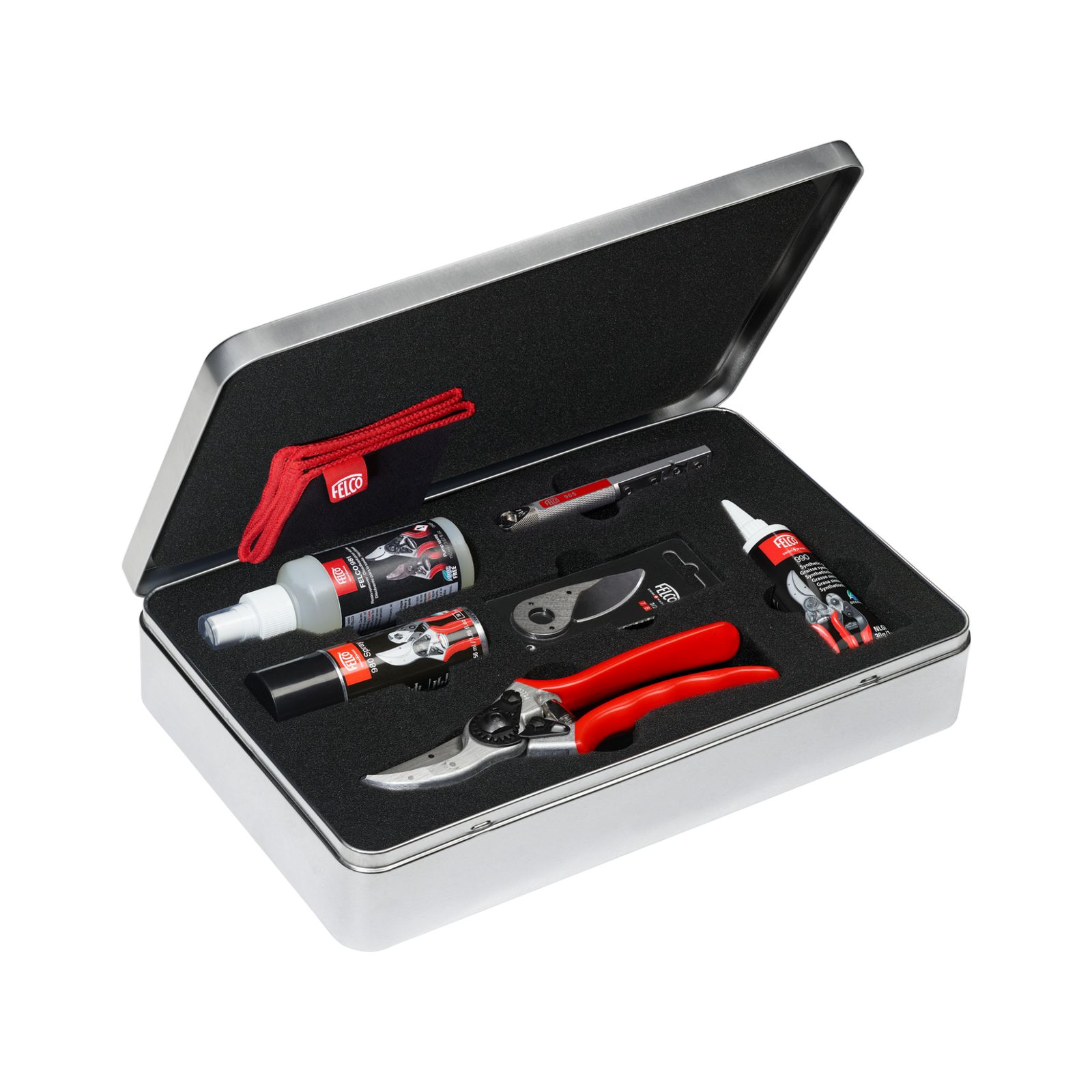 ערכת תחזוקה מקצועית למזמרות FELCO 933 - מזמרה, להב חלופי ומפתח כיוון
